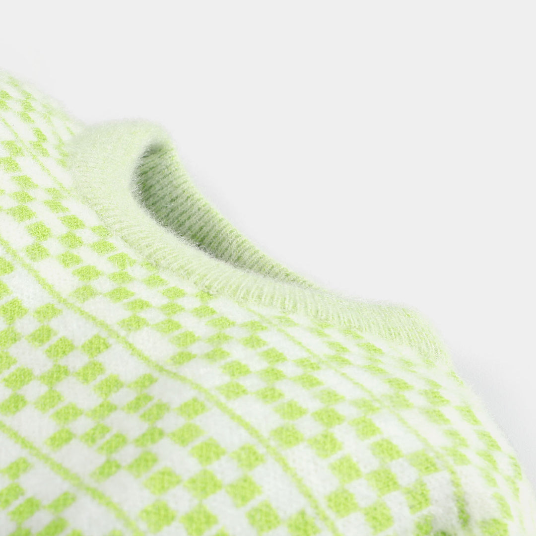 Boys Knit Sweater - Green