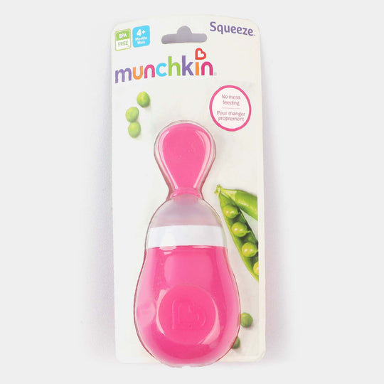 Munchkin Silicone Spoon Feeder-Pink