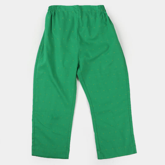 Girls Jacquard independence Co-ord set Go Green - Green