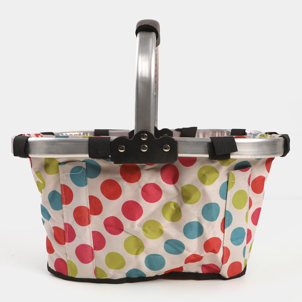 Lightweight with solid stick Folding Basket |14x10inch