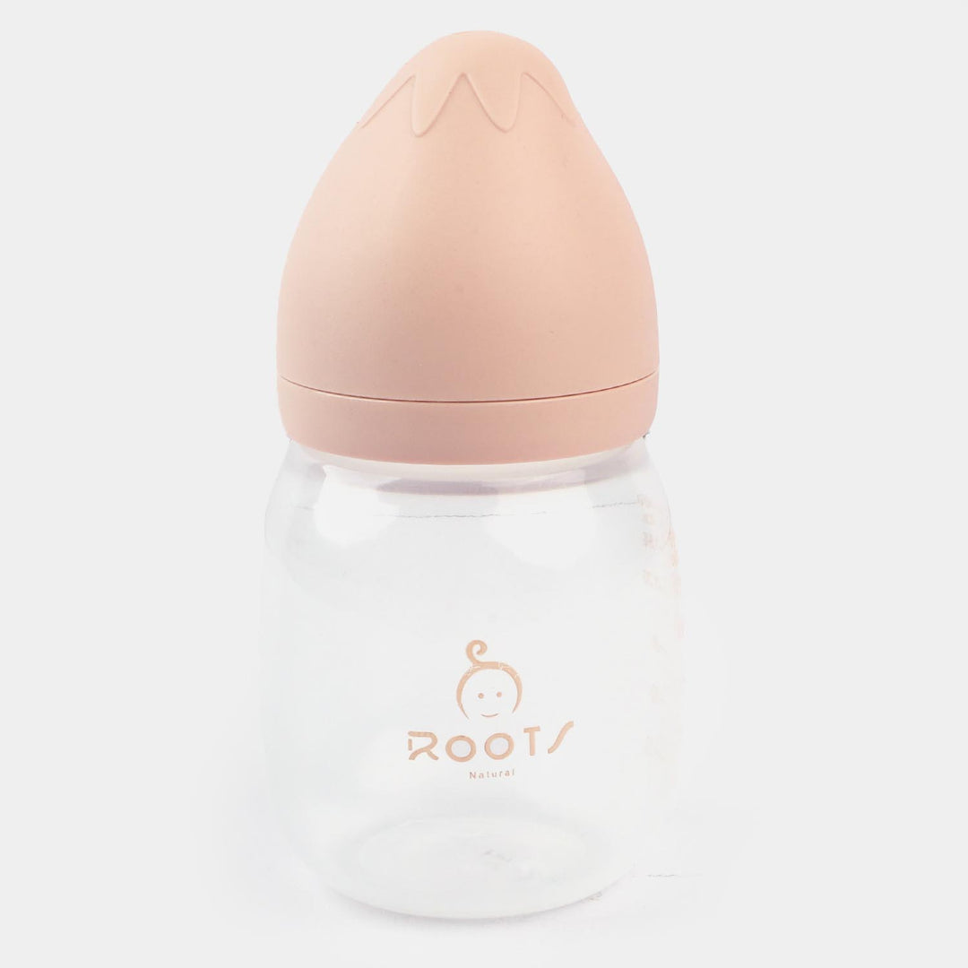 Wide-Neck Baby Feeder Bottle | 180ML | Pink | J1012