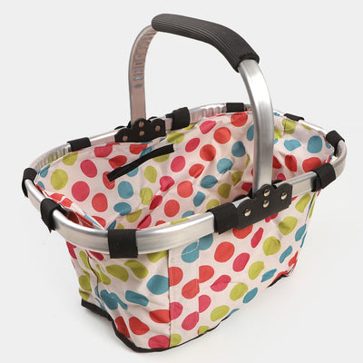 Lightweight with solid stick Folding Basket |14x10inch