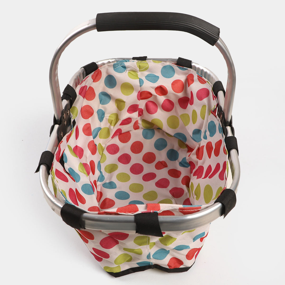 Lightweight with solid stick Folding Basket |14x10inch