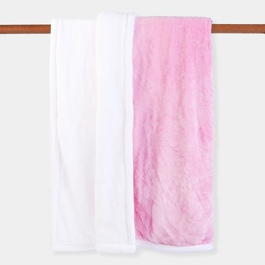 Double Ply Blanket 45x55 | Pink