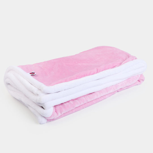 Double Ply Blanket 45x55 | Pink