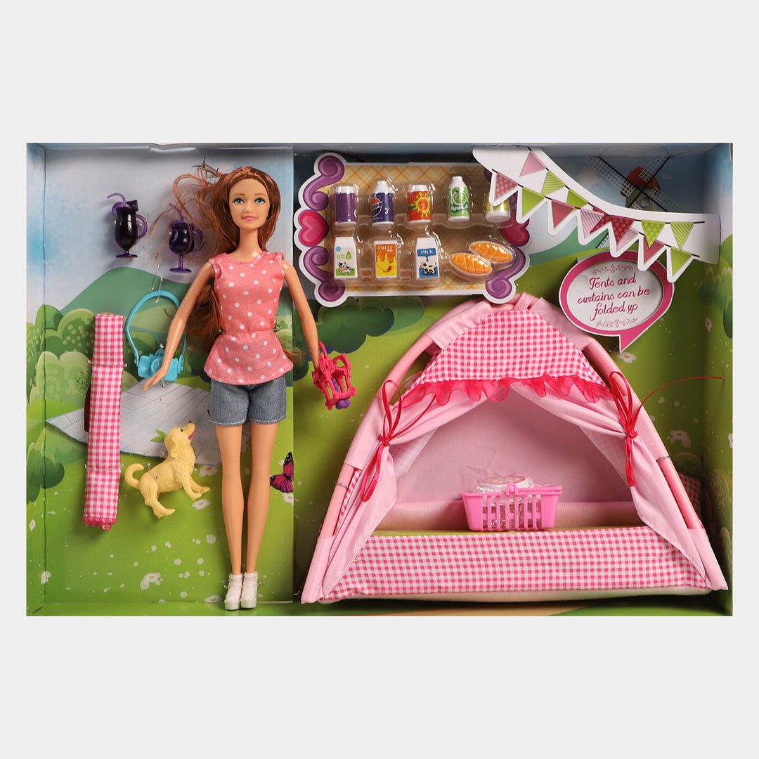 Camping Doll For Girls