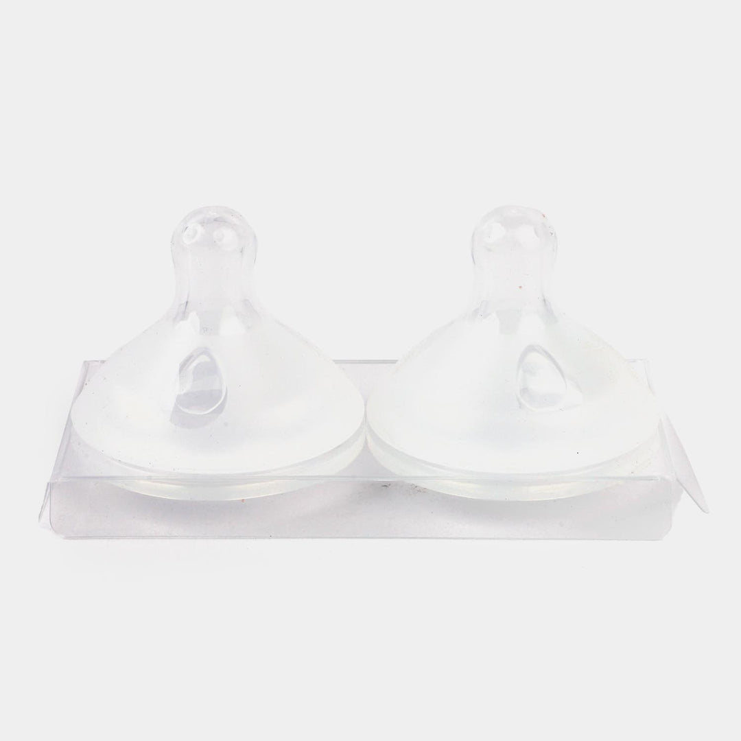 ROOTS ANTI-COLIC WIDE NECK NIPPLE - PACK OF 2 | 3 M+