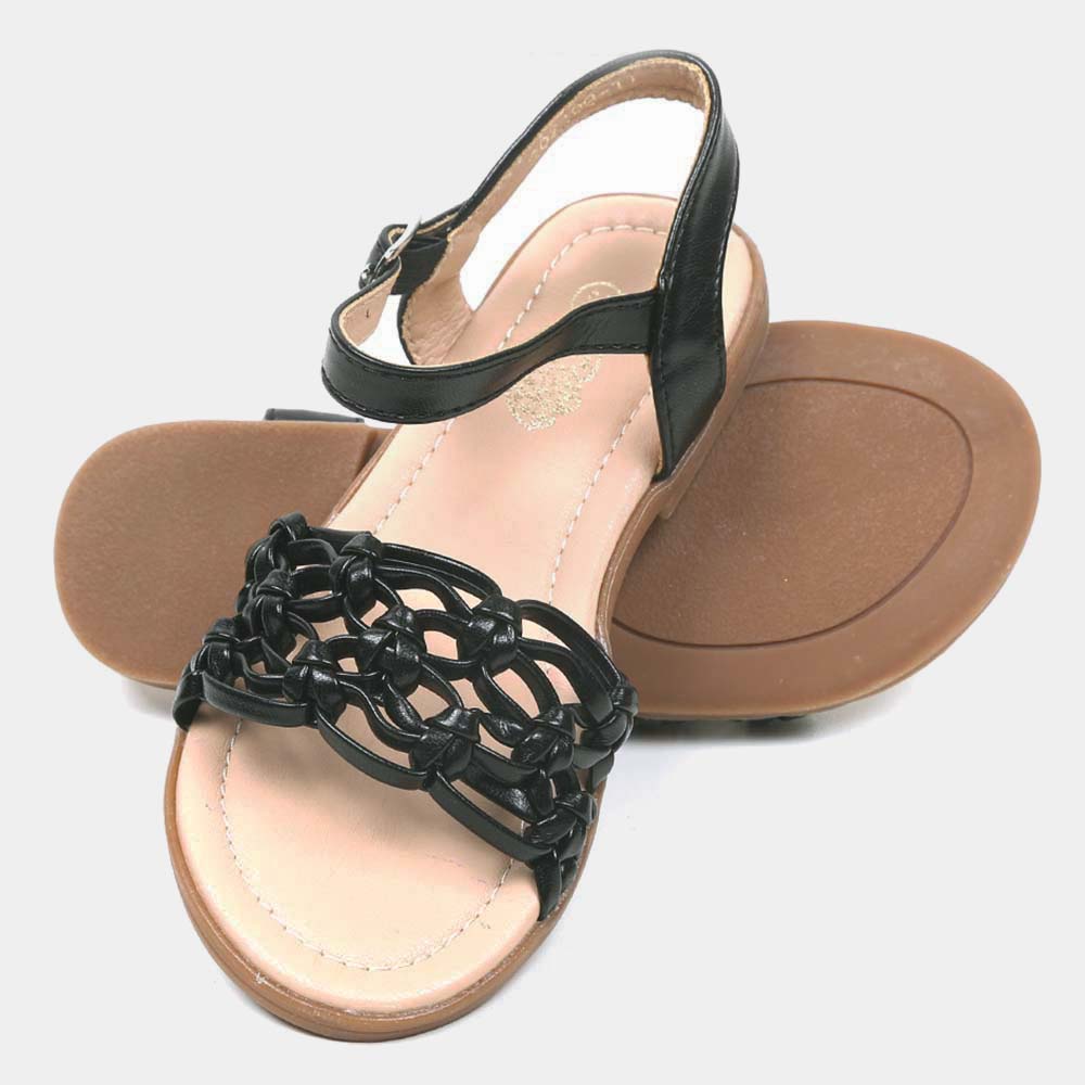 Casual Sandals For Girls - Black