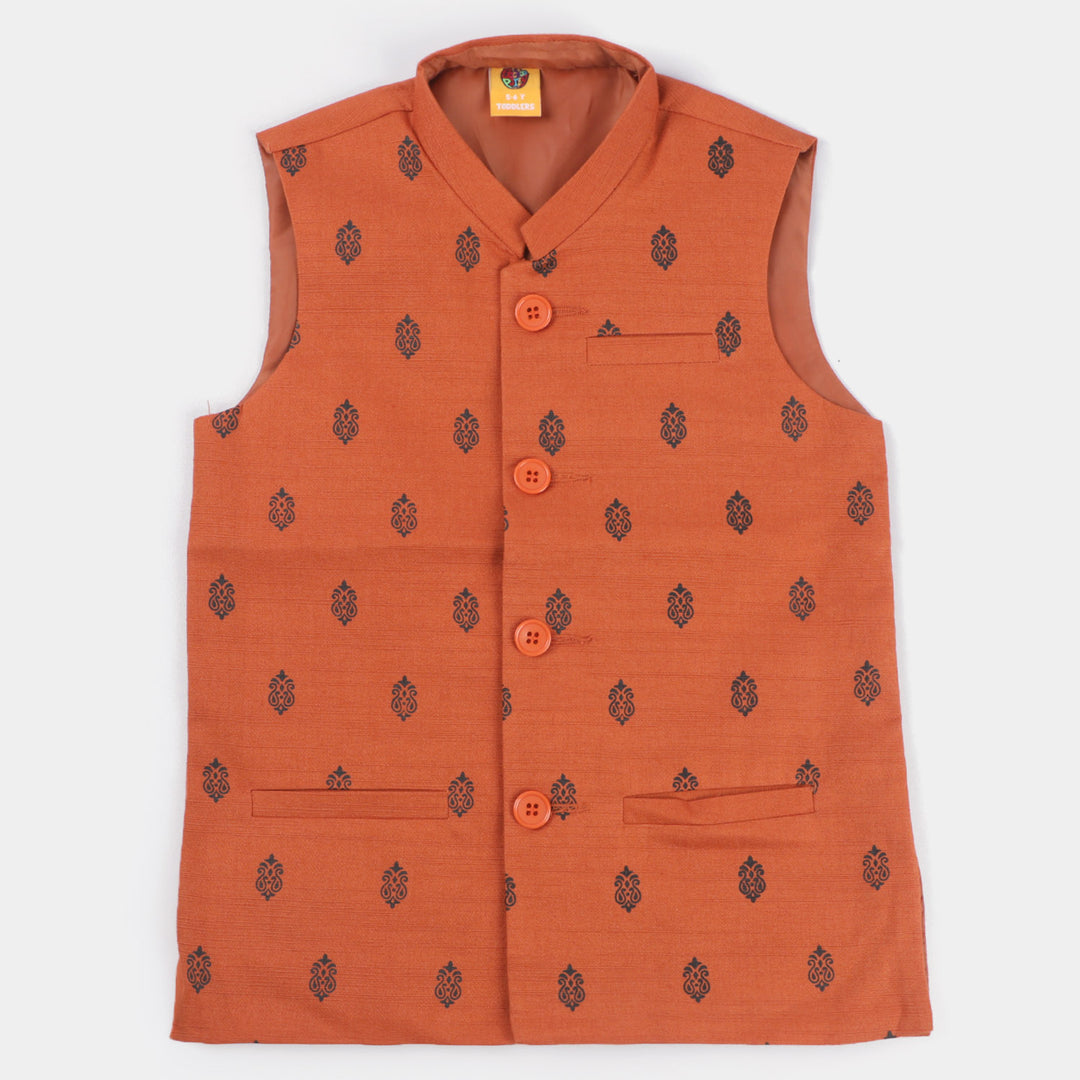 Boys khaddar3 Piece Suit-Sun Set