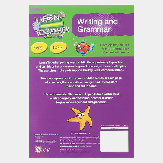 Writing & Grammar Book For Kids