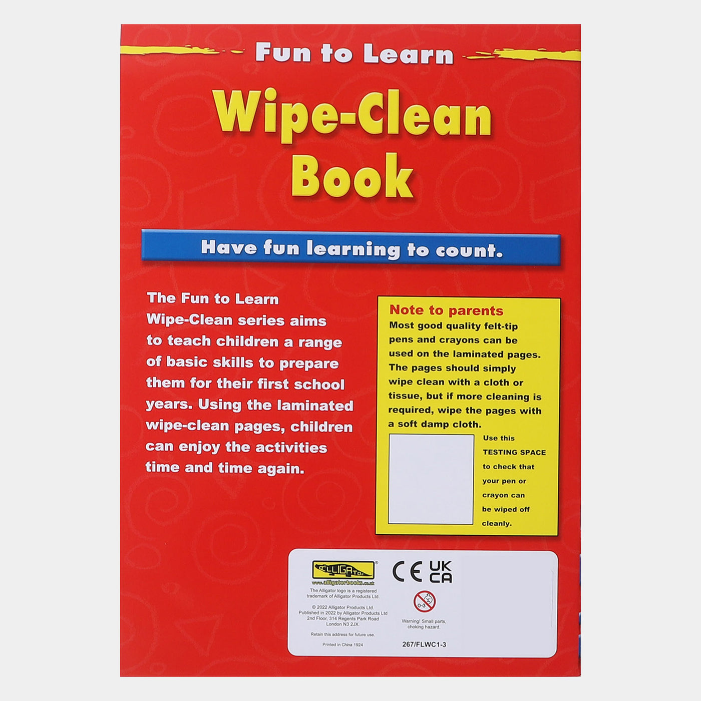 Beginners Maths Wipe Clean Book