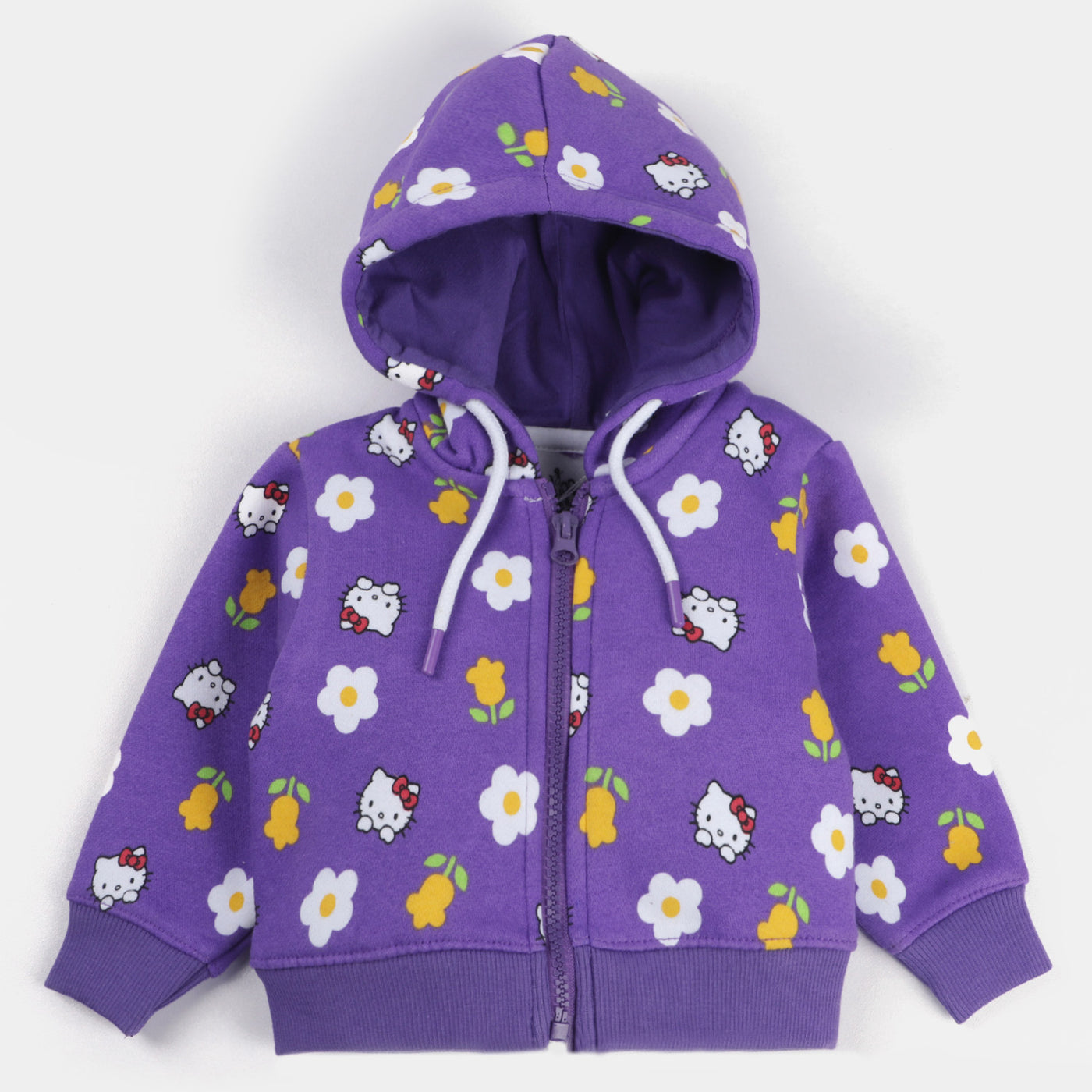 Infant Girls Knitted Jacket Hello Kitty-D.Lavender
