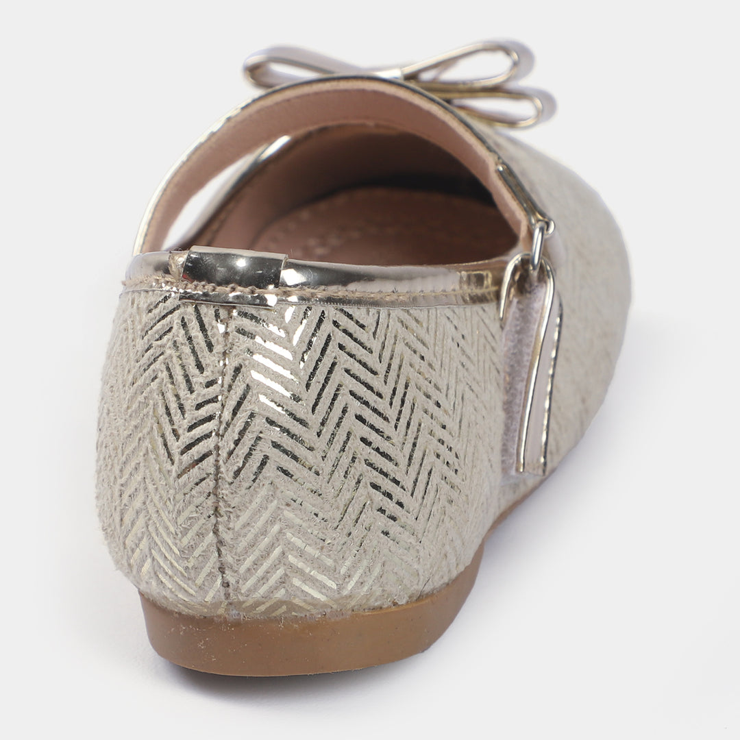 Girls Pumps SA-16-Golden