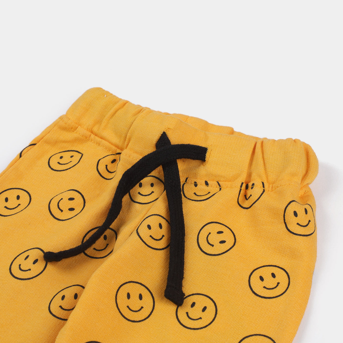 Infant Boys Cotton Sleeping Pyjamas Smiley-Citrus