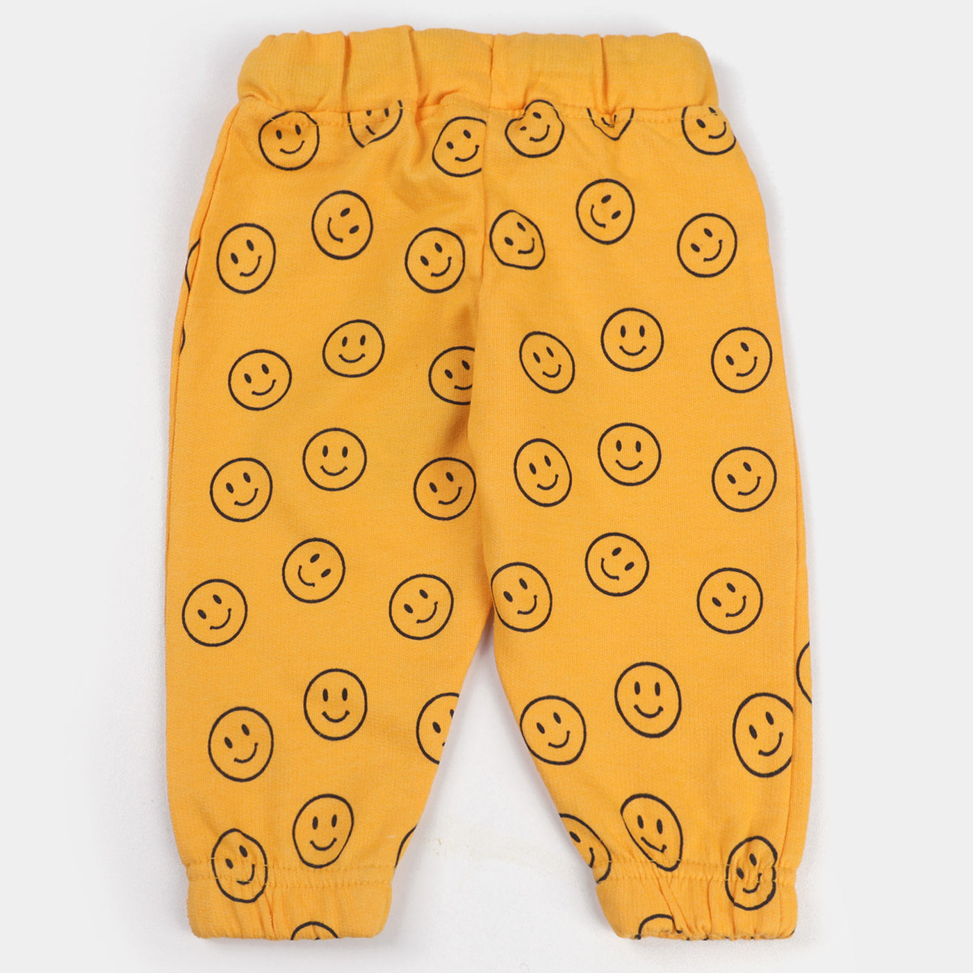 Infant Boys Cotton Sleeping Pyjamas Smiley-Citrus