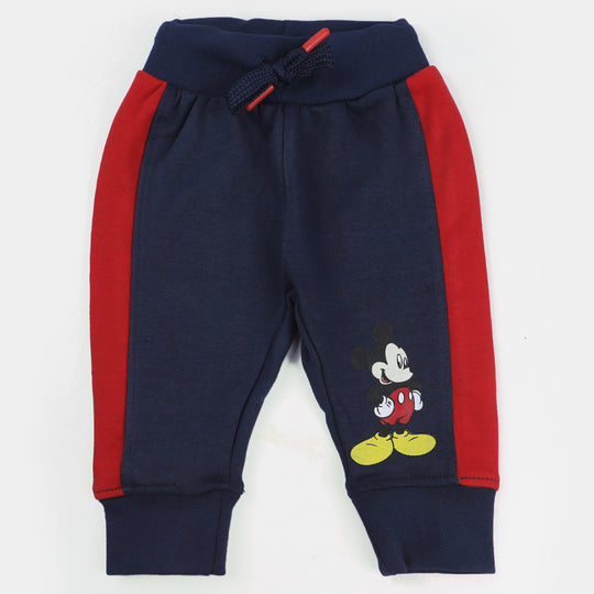 Infant Boys FLEECE Knitted Suit character-NAVY