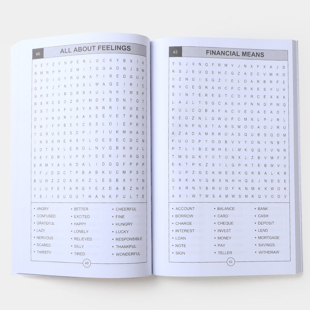 Word Search Puzzle Book For Kids
