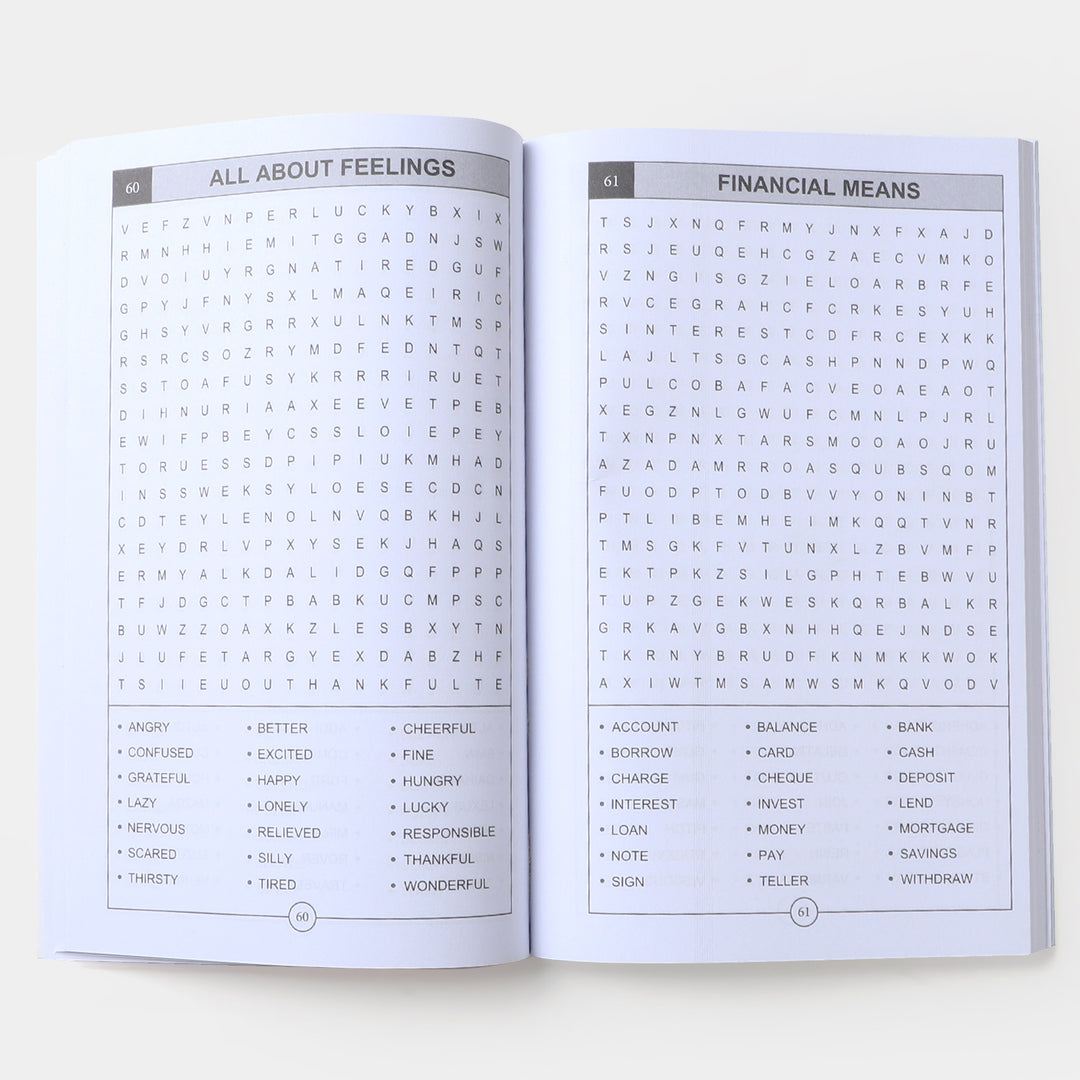Word Search Puzzle Book For Kids