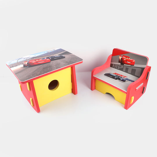 EVA Foam Table & 1 Chair Set for Kids