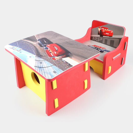 EVA Foam Table & 1 Chair Set for Kids