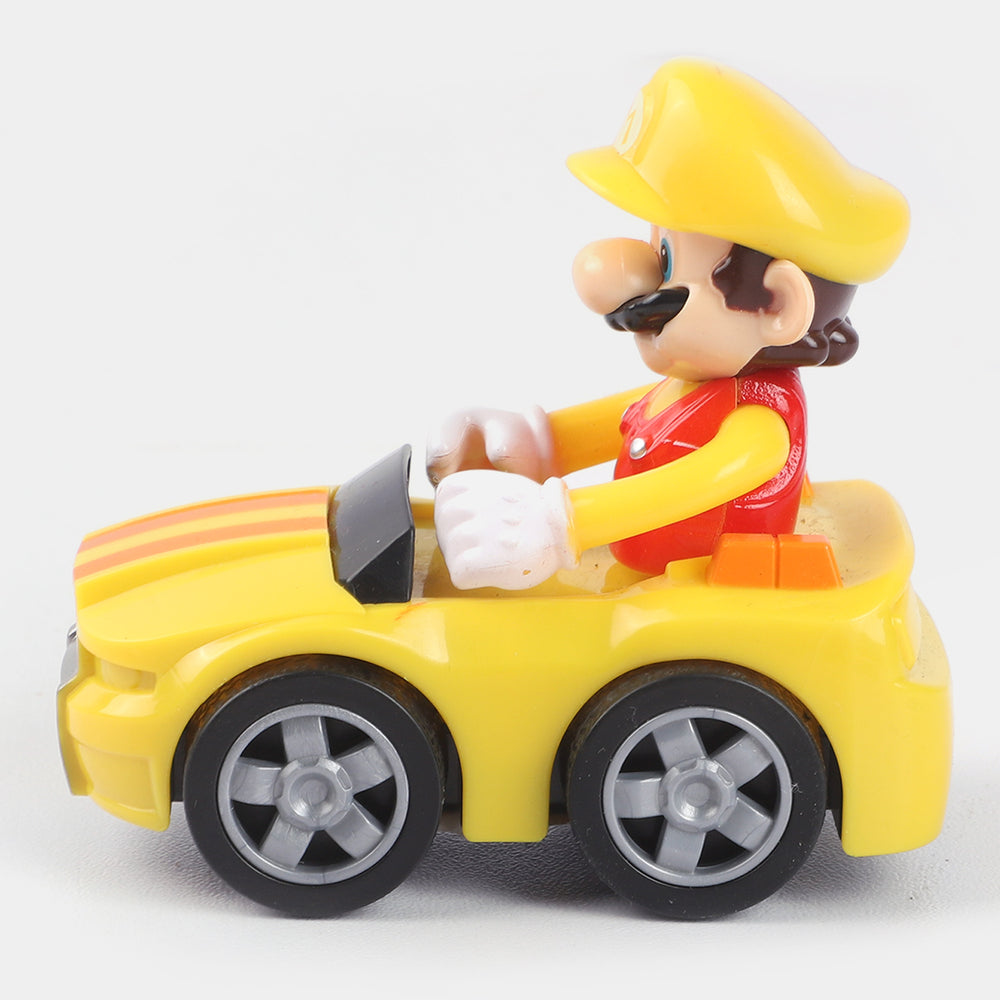 Character Free-Wheel Car Toy For Kids