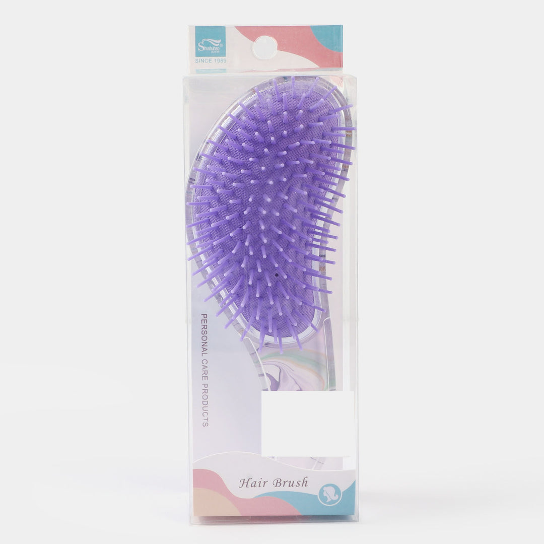 Transparent Glitter Hair Brush For Girls