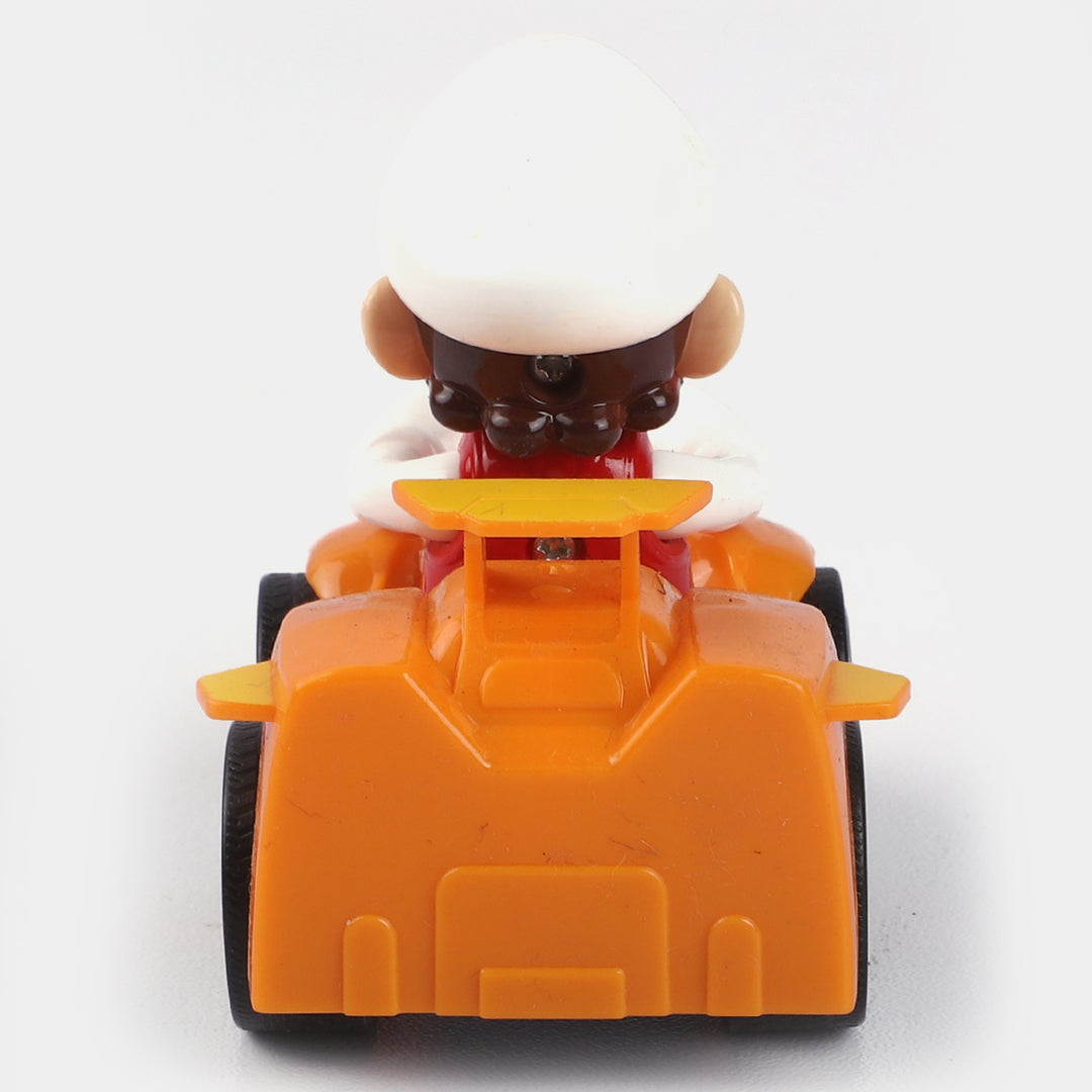 Character Free-Wheel Car Toy For Kids
