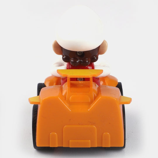 Character Free-Wheel Car Toy For Kids