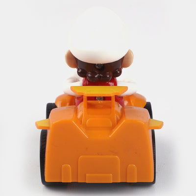 Character Free-Wheel Car Toy For Kids