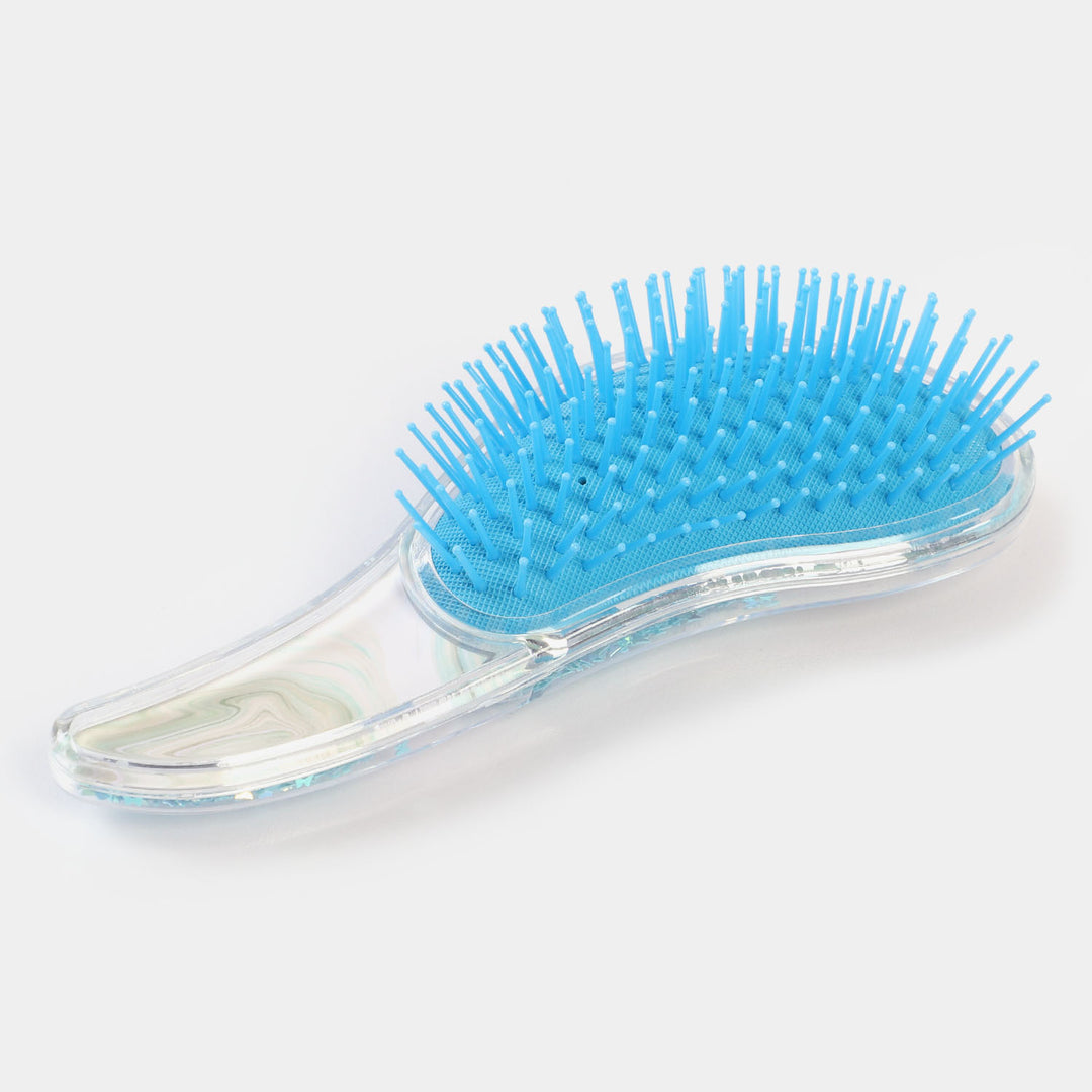 Transparent Glitter Hair Brush For Girls