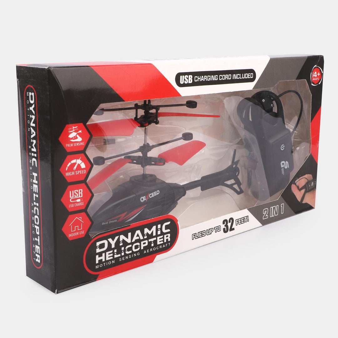 Dynamic Motion Sensing Helicopter