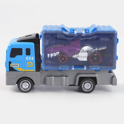 Mini Hot Wheel Truck With Car For Kids