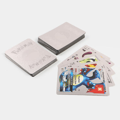 Action Character 55PCs Cards Game | Silver