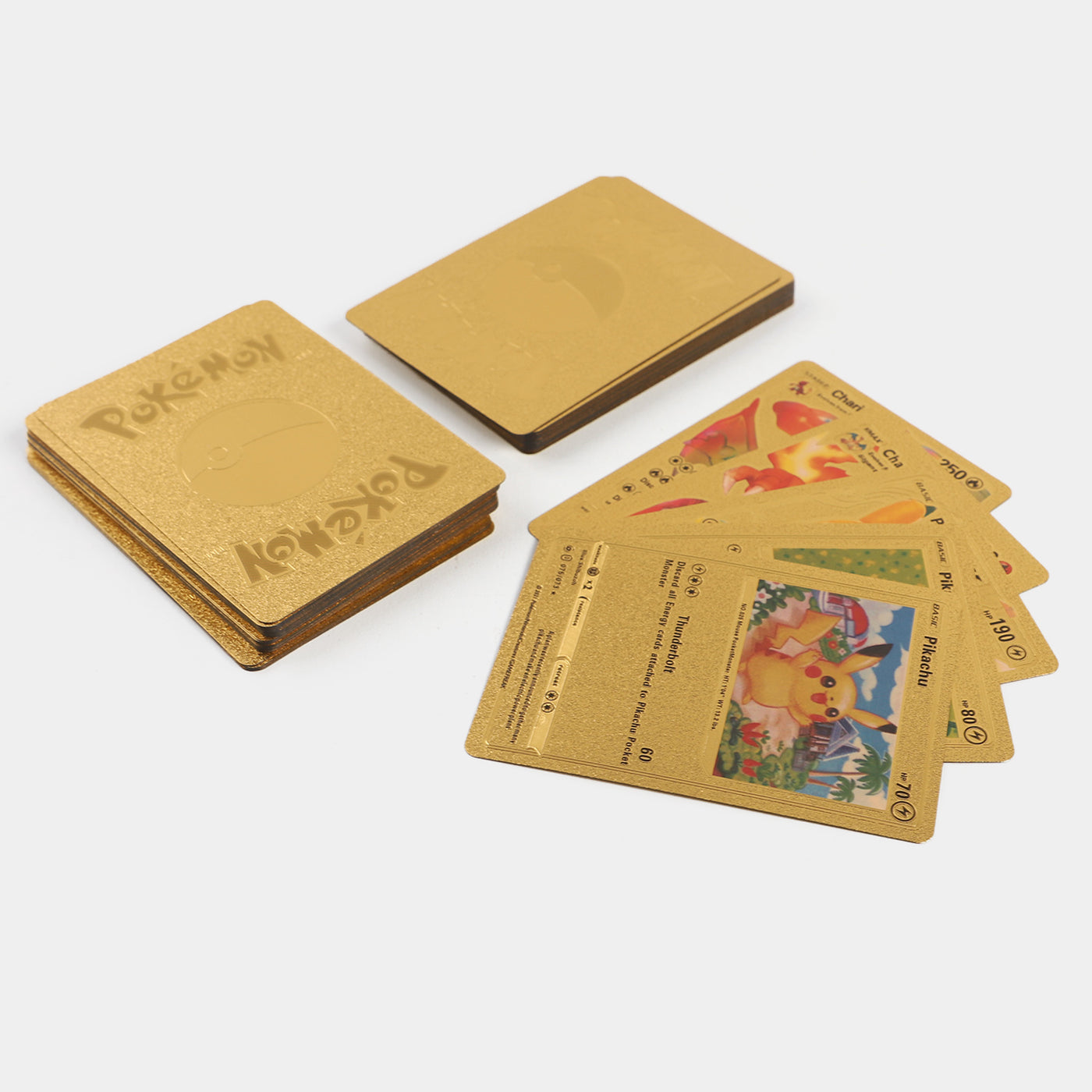 Action Character 55PCs Cards Game | Gold