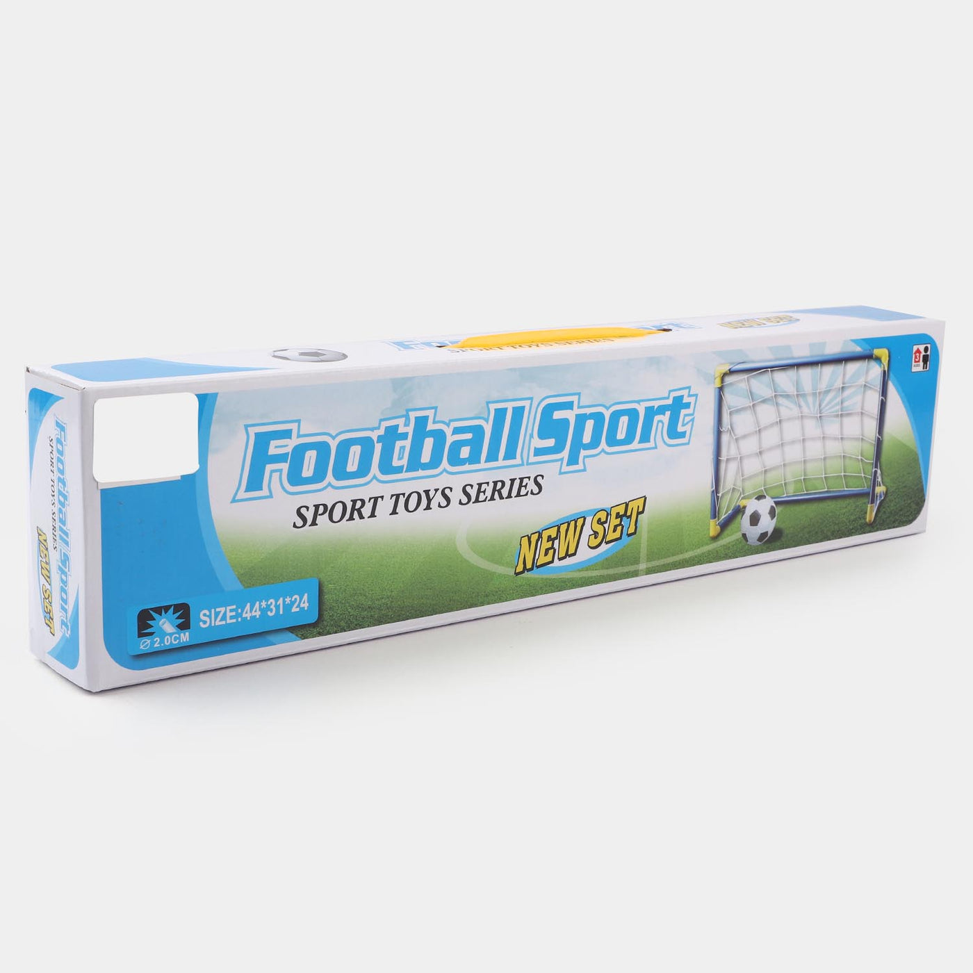 Football player set our toy gate, Ball, pump