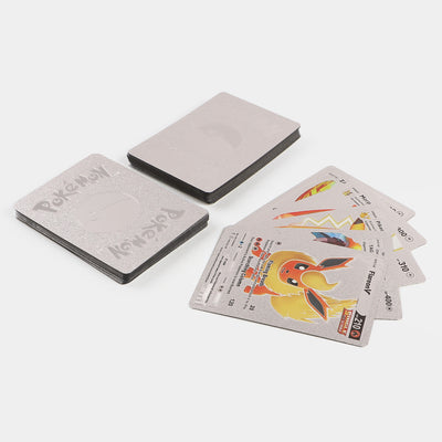 Action Character 55PCs Cards Game | Silver