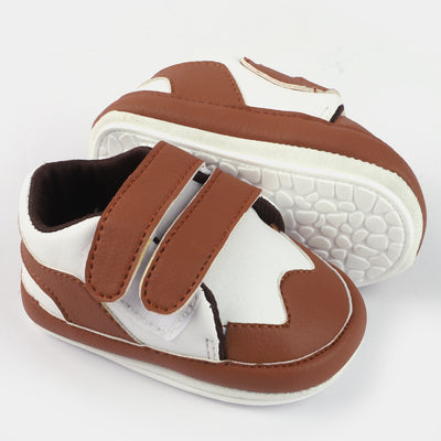 Baby Boy's Shoes 1909-Coffee/Beige