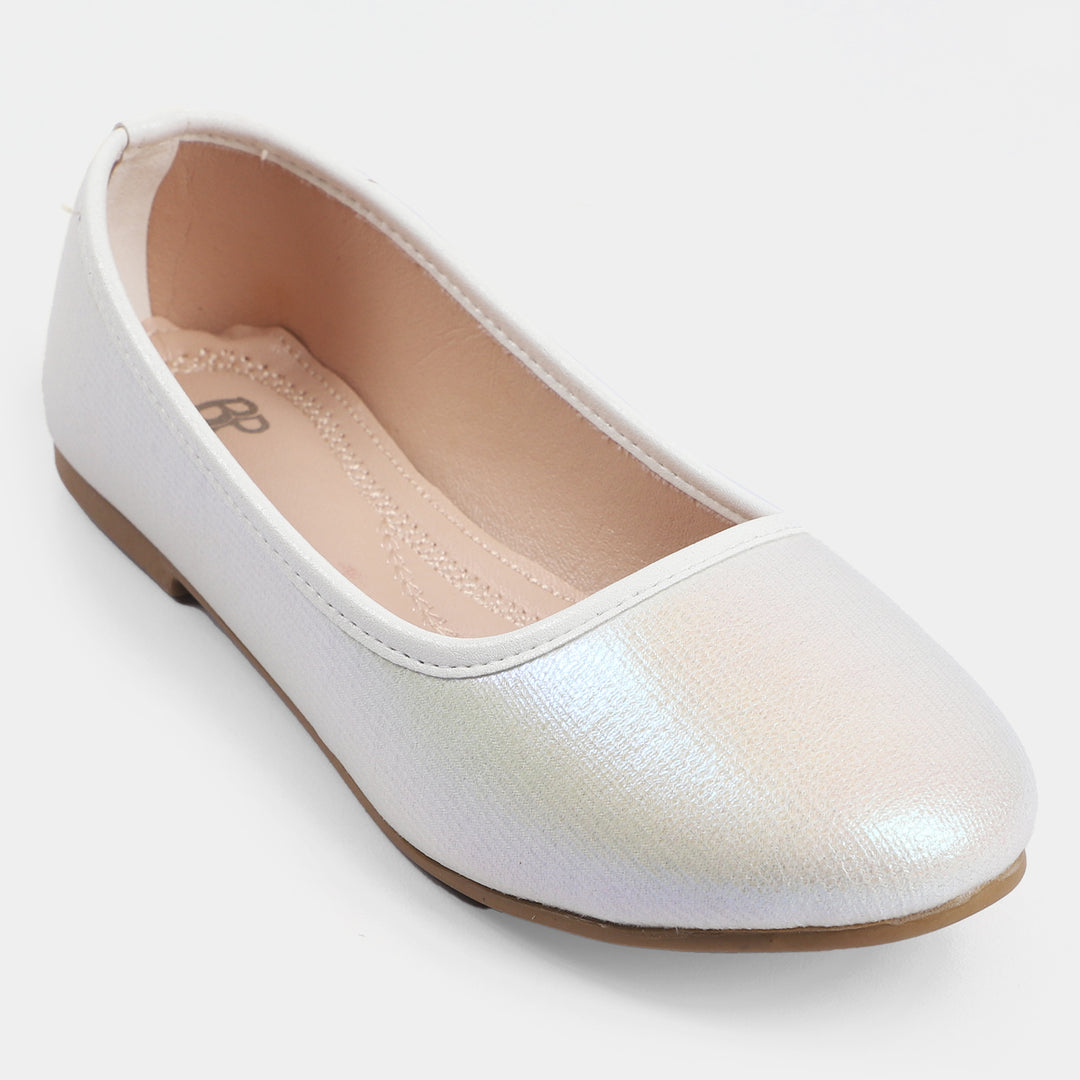 Girls Pumps 203-46-White