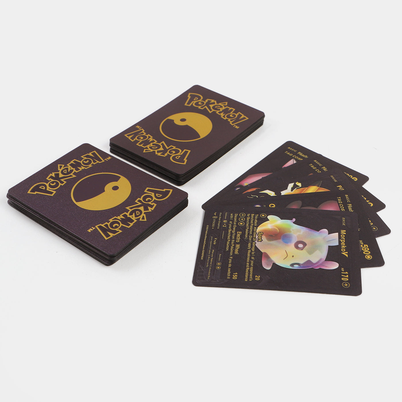 Action Character 55PCs Cards Game | Black