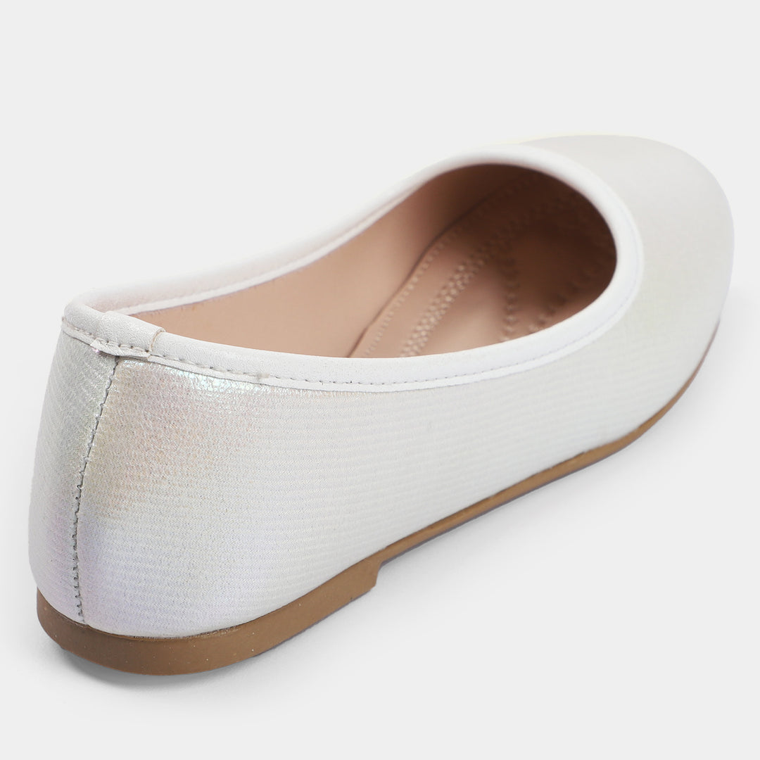 Girls Pumps 203-46-White