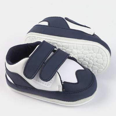 Baby Boys Shoes 1909-Navy/White