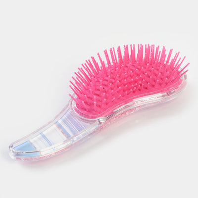 Transparent Glitter Hair Brush For Girls