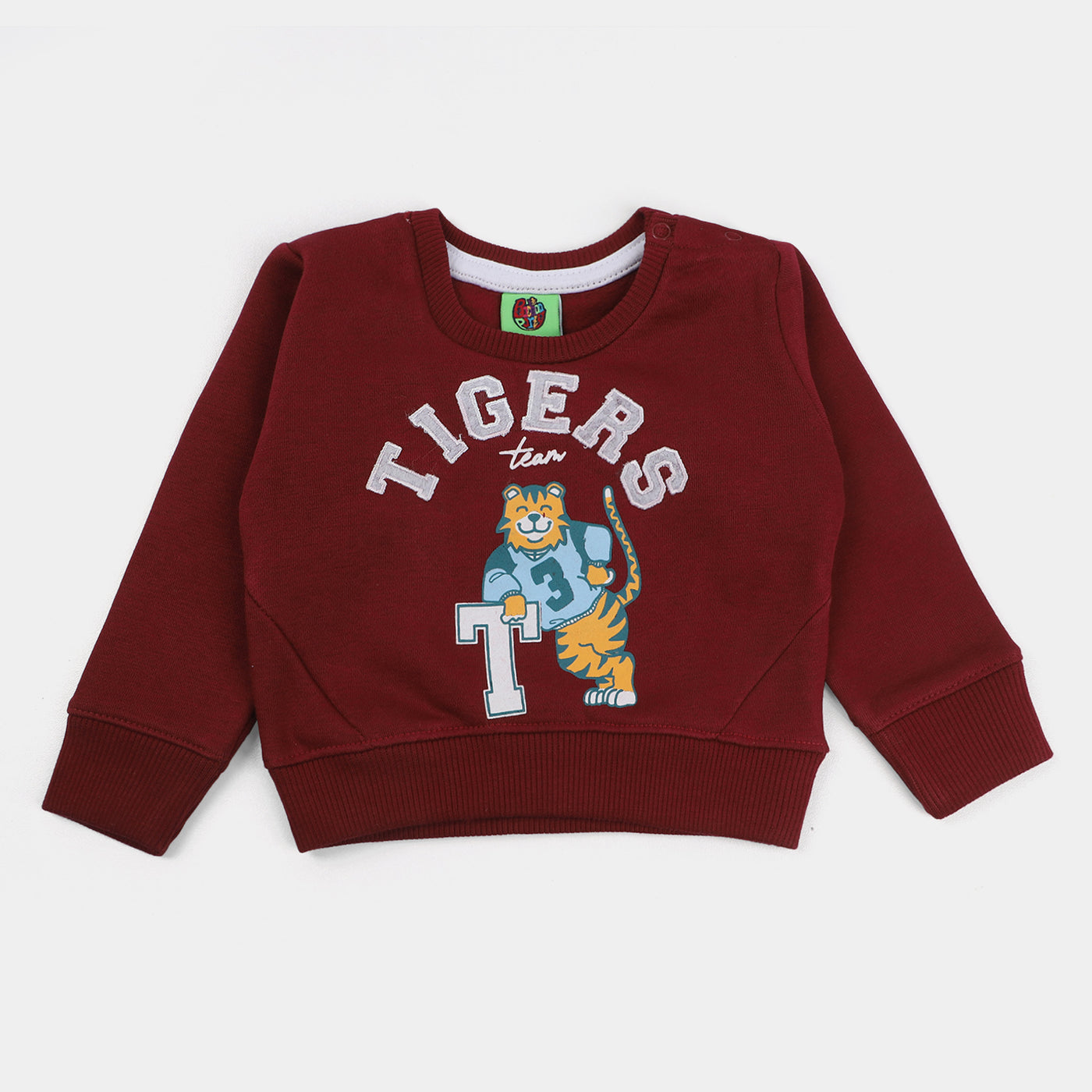 Infant Boys Fleece Sweatshirt Tiger Team-MAROON