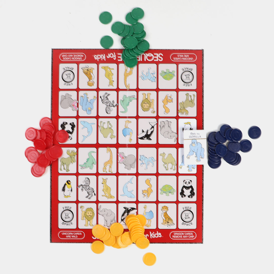 Sequence Game Board For Kids