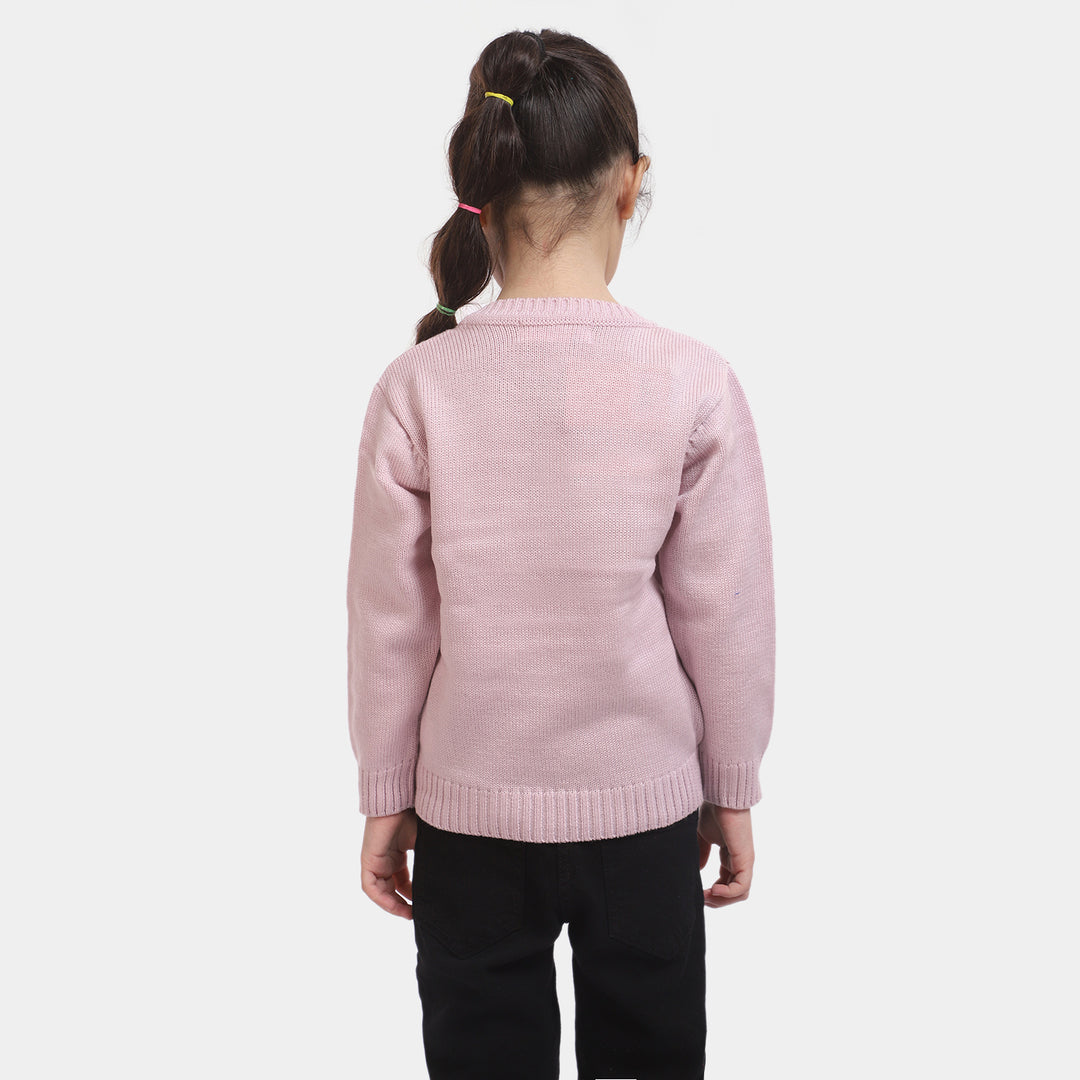 Girls Sweater -Pink