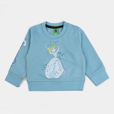 Infants Girls Fleece Sweatshirt Character - Blue