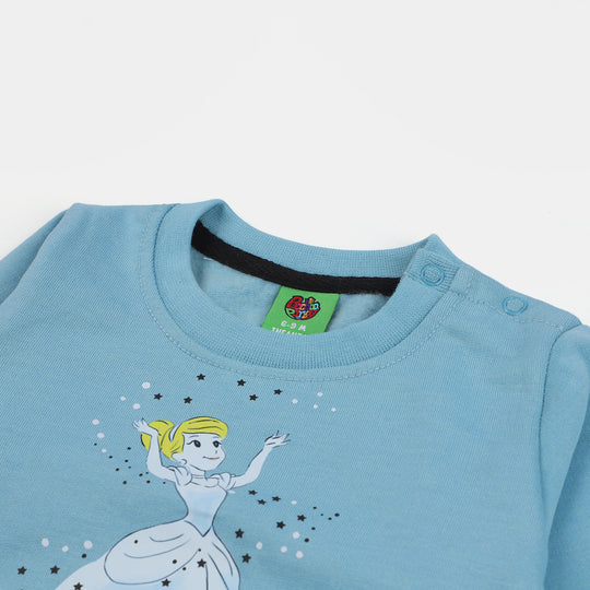 Infants Girls Fleece Sweatshirt Character - Blue