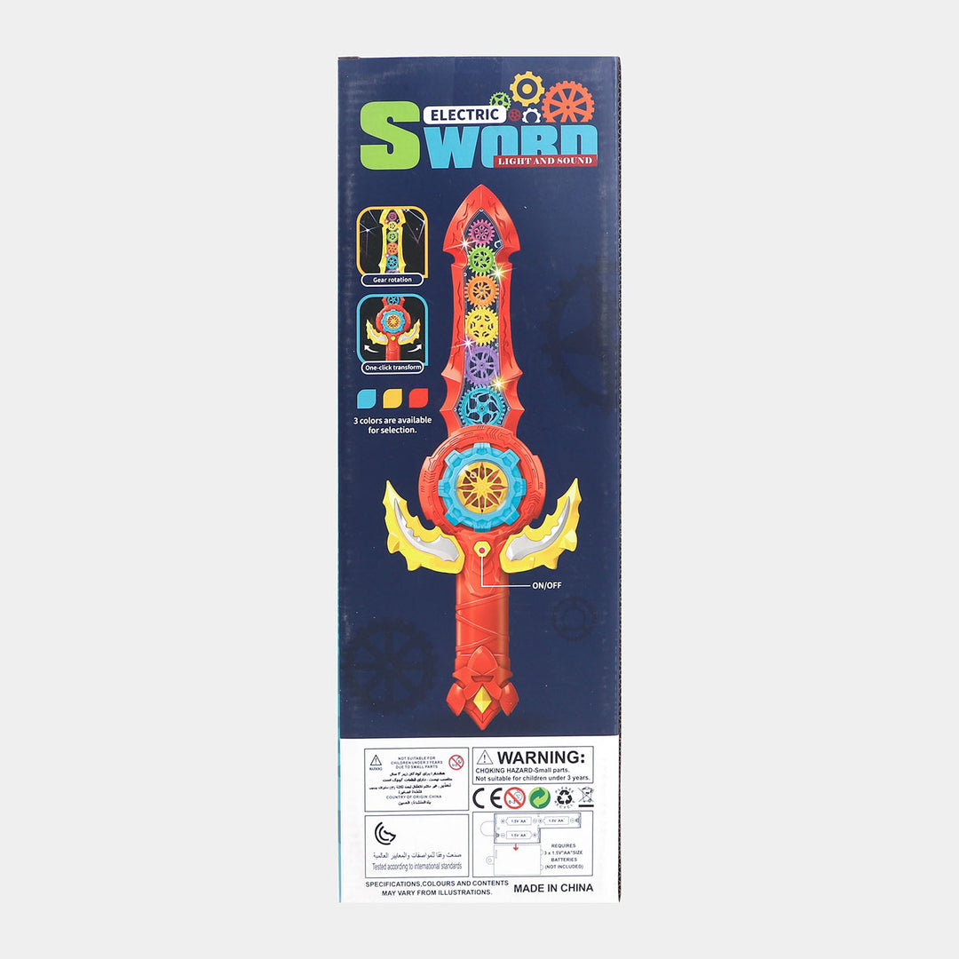 Gear Sword With Light & Music For Kids