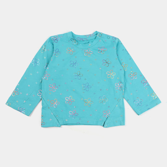 INFANT GIRLS COTTON T-SHIRT Multi Flowers