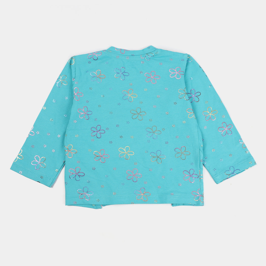 INFANT GIRLS COTTON T-SHIRT Multi Flowers